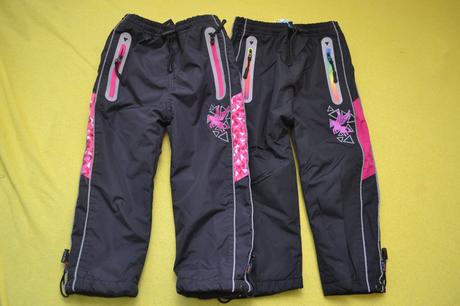 Oteplené dívčí šusťákové kalhoty kugo, kugo,98 / 104