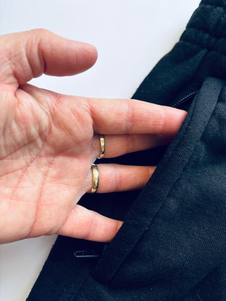 K1/ tepláky černé silné - v.9/10 let, slazenger,140