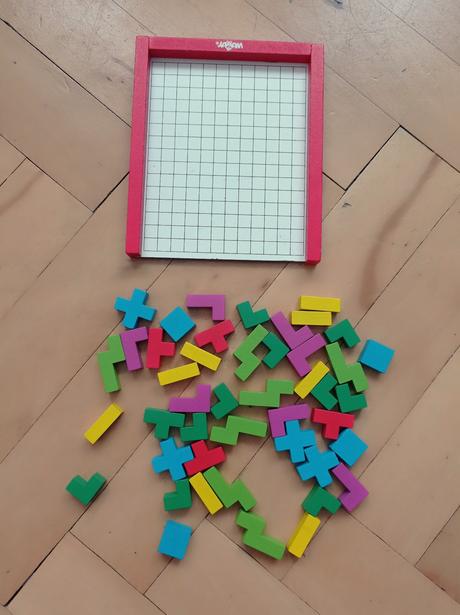 Dřevěné tetris - woody,