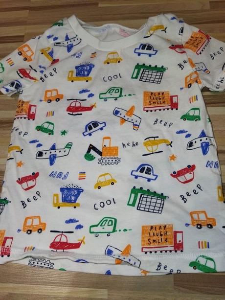 Bílé tričko s auty 92 george, george,92