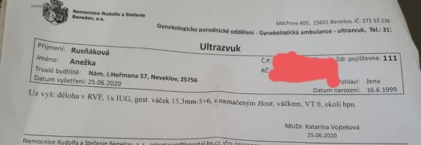 První ultrazvuk. Co na to říkáte?