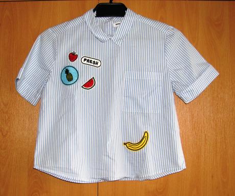 Krátká oversize košile, xs