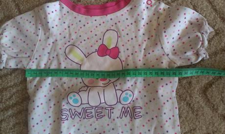 Tričko-pyžamko se zajíčkem top stav vel.86, 80