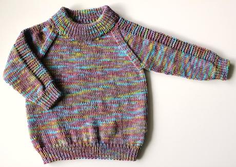 Barvený melírový svetřík vel. 74-80, 74 / 80