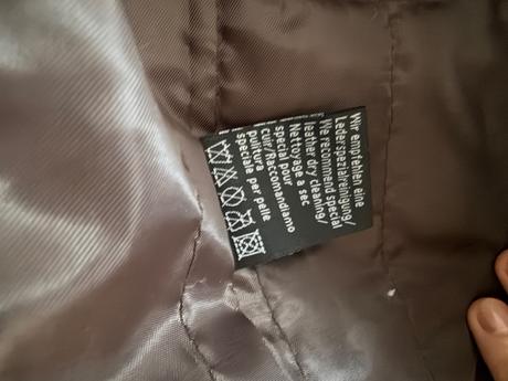 Tchibo kozeny kabat khaki + svetr a bluza, tchibo,34