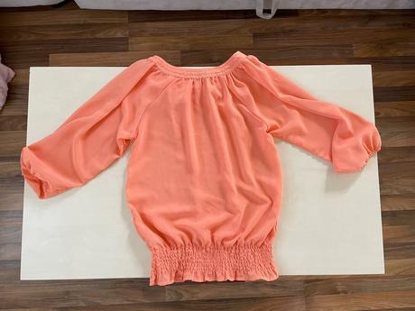 Meruňková halenka s mašlí, vel m, vero moda, vero moda,m