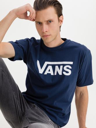 Tmavě modré tričko vans bílé logo vel. xl, xl