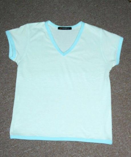 Bavlněné dětské mint tričko 134/140 - 10 let, 134