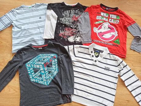 Trika s dl. rukávem vel.128-140 zn.rebel,f&f,okay, rebel,128