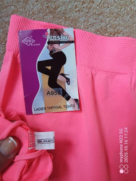 Legíny neón zn."elevek" vel."s-xl",