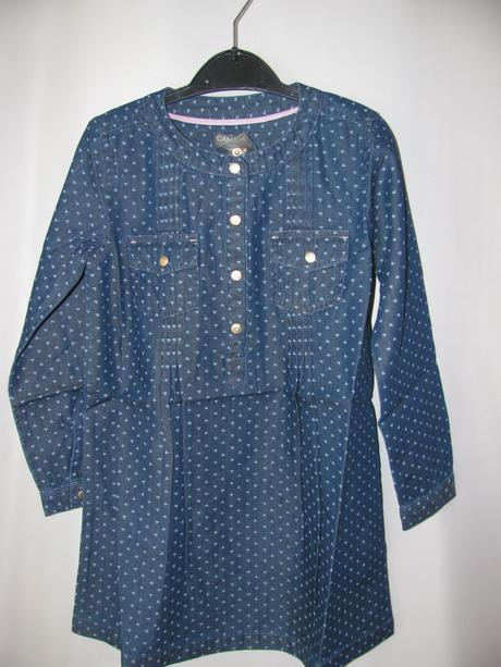 Dívčí šaty z tenké džínoviny-canada house, house,104