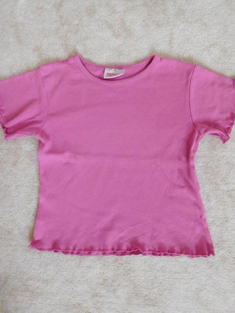 Dvě jednobarevná trika na lítačku, pretty girl,104