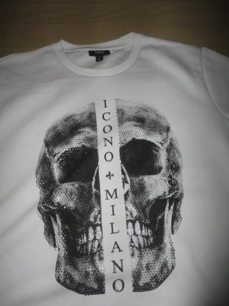 Krásně bílá mikina smog, vel. l, l