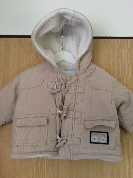 Hodně teplá manžestrová bundička s beránkem, cherokee,62