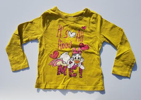 E183 dívčí triko s dlouhým rukávem daisy vel. 92, disney,92