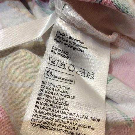 Bavlněné šaty s ovocem, h&m,98