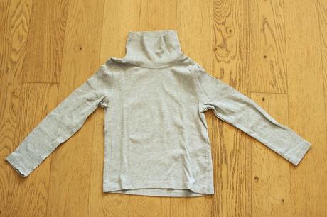 Šedý rolák 110/116, lupilu,116