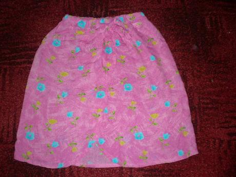 Letní květovaná zavinovací sukně, 134