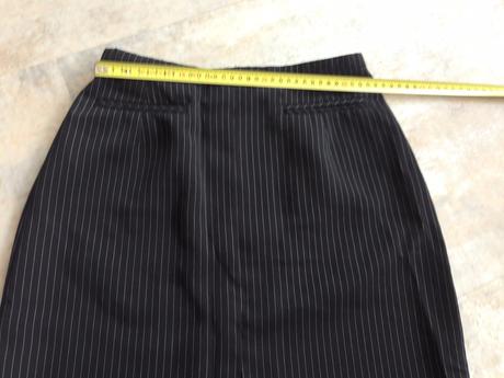 Černá elegant byznys sukně mara manzona vel.s/36, s