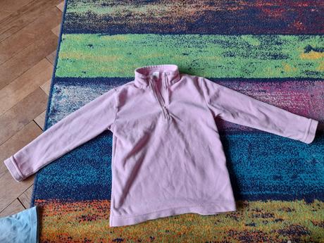 Růžová mikina quechua flísová, quechua,122