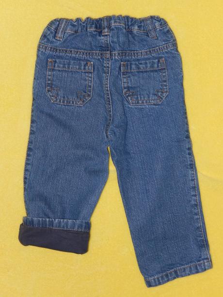 Podšité/vyteplení rifličky/rifle zn. baby club, baby club,86