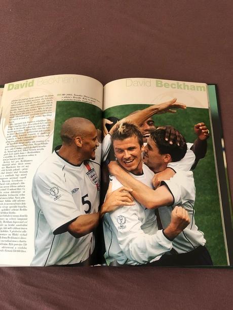 Kniha david beckham, 