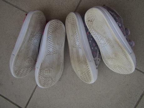 Fialkové bezva plátěnky - tenisky 30/31, padini, 31