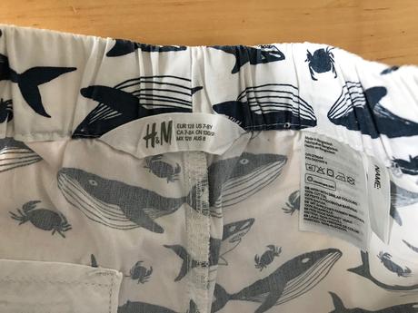 Bavlněné kraťasy h&m, h&m,128