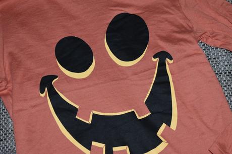 Chlapecké triko h&m se strašidelným obličejem, 128, h&m,128