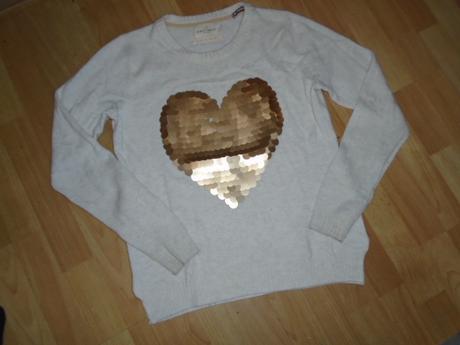 Svetr srdce flitry lindex vel m, lindex,m