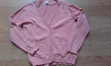 Lososový bavlnený svetrík f&f, f&f,122