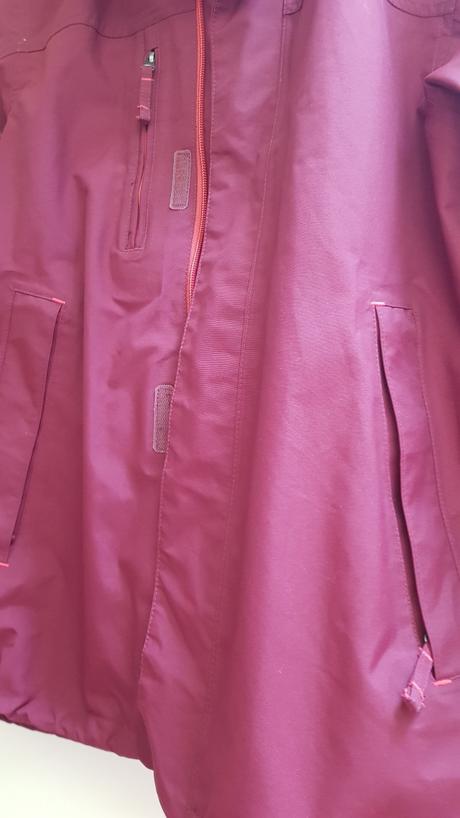 Dámská vínová červená bunda quechua s, quechua,s