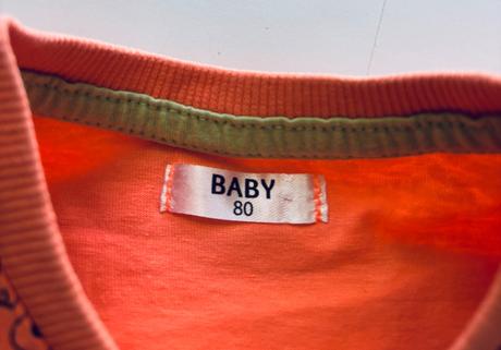 Triko neonové barvy - v.80, baby,80