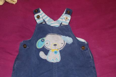 Klučičí dupačky pejsek, f&f,74