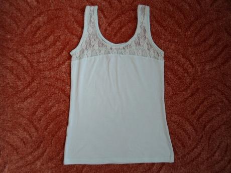 Mint krajkové tričko tílko top - s, s