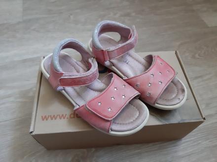 Kožené sandály, stélka 19 cm, d.d.step,31