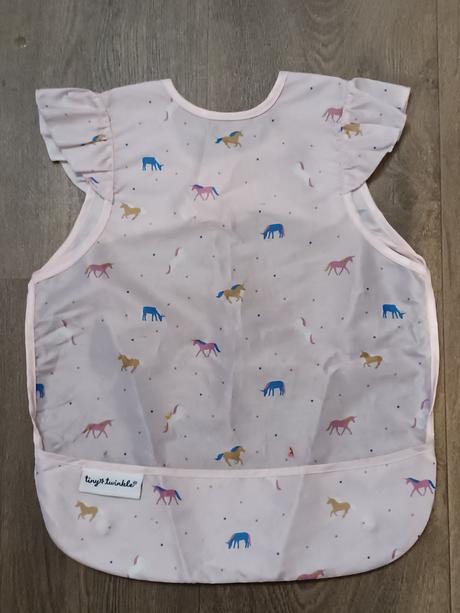 3x zástěrky/bryndáky na výtvarku, 2-6 let, 