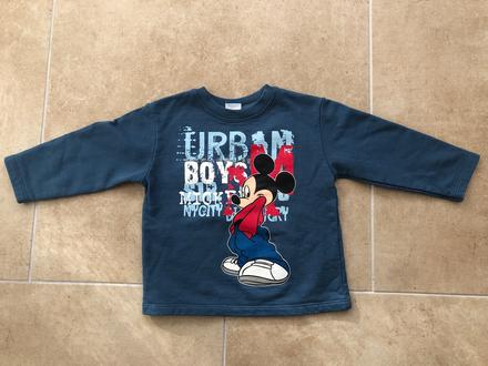 Mickey maus 98 mikina modra, disney,98