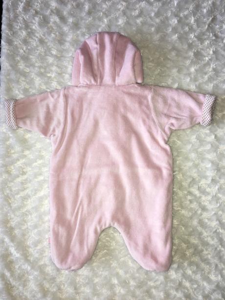 Růžový sametový overal/kombinéza mothercare, mothercare,50