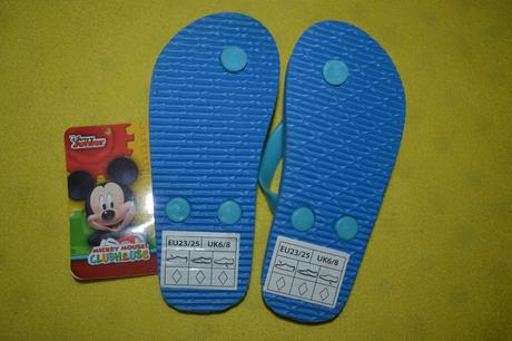 Letní pantofle mickey disney v.23-25, disney,23 / 24 / 25