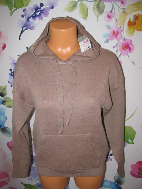 Svetrová mikina s kapucí, primark,36