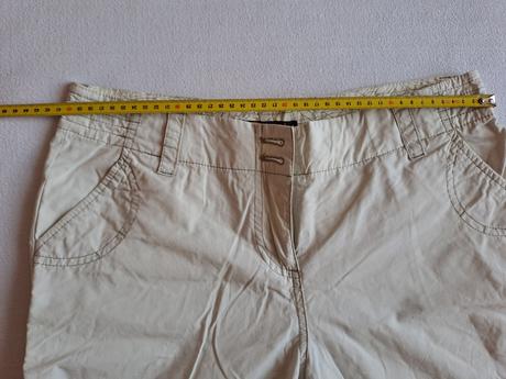 Plátěné tříčtvrteční kalhoty dámské maribo, vel. l, l