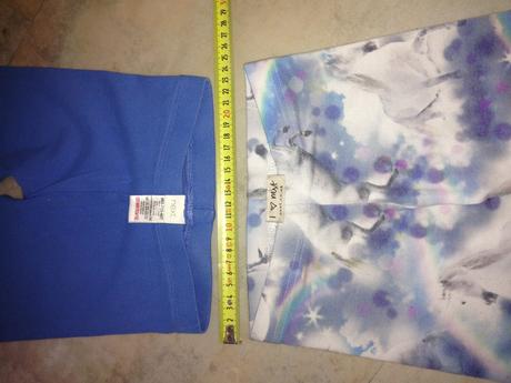 2 legíny next jednorožec modrá krajka 3-4r, 104 cm, next,104