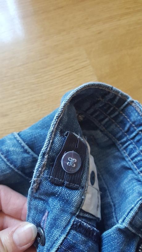 Džínové odlehčené kraťasy č.505, okay,104