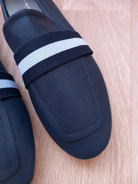 08 - modro-bílé baleríny vel. 39 - n.o.v.é, 39