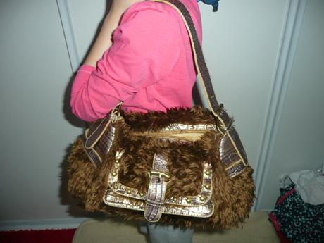 Kabelka humanic chlupatka, 