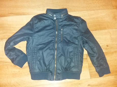 Frajerská mírně vyteplená bunda h&m vel. 128, h&m,128
