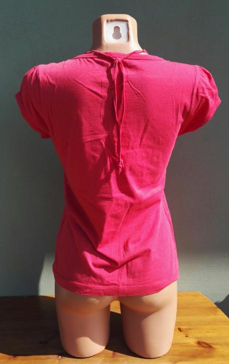 Růžový top tričko edc - vel.l, esprit,l