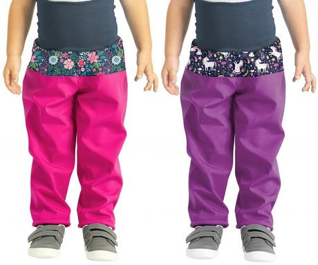 Softshellové kalhoty unuo s fleecem dětské, unuo,86 / 92