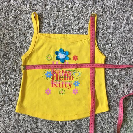 Žluté tílko s hello kitty (vel. 122), 122